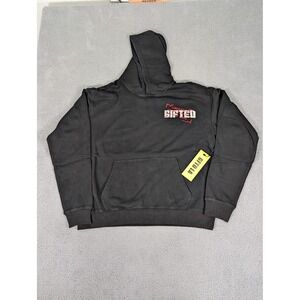 GFTD LA Hoodie Mens Large Black God Given Liberation Revolution Graphic Pullover